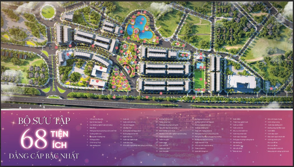 tiện ích dự án bavella green park bắc giang