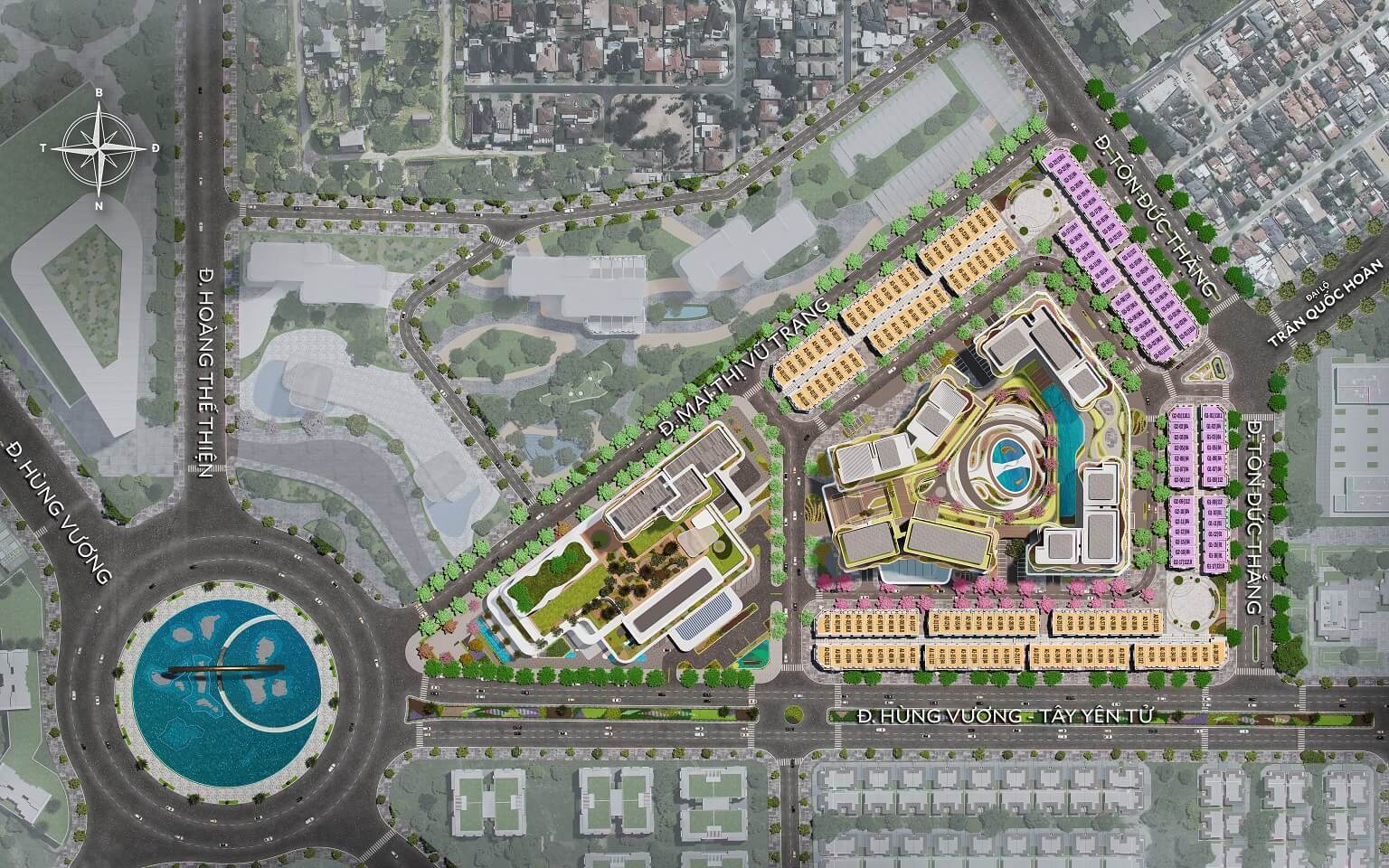 mặt bằng dự án royal mansion bắc giang