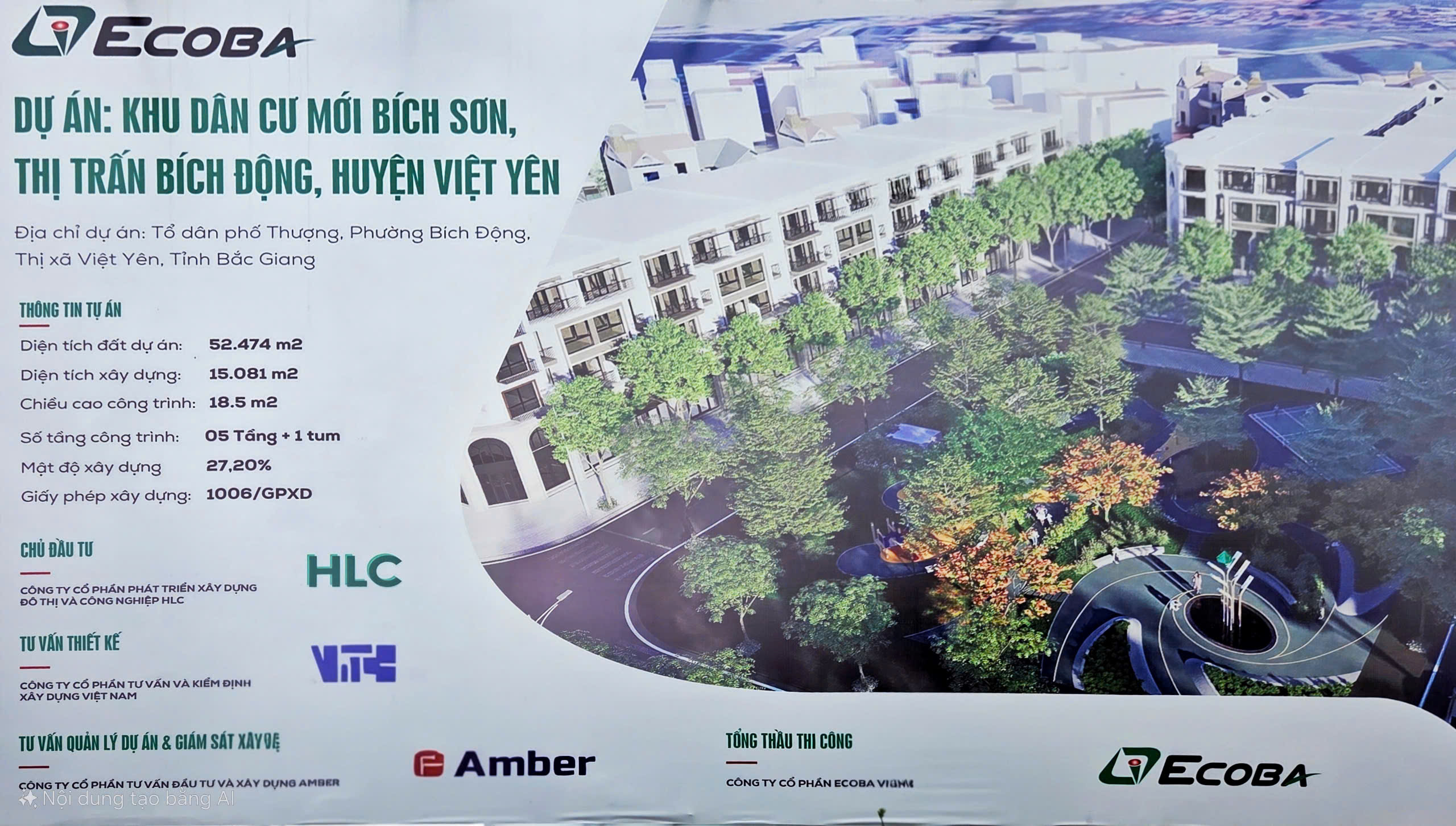 Khu dân cư mới Bích Sơn – Đô thị sống xanh tại Việt Yên